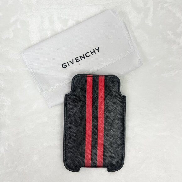 NIB Auc Givenchy Printed Bullseye Coated Canvas Phone Case - Picture 10 of 11